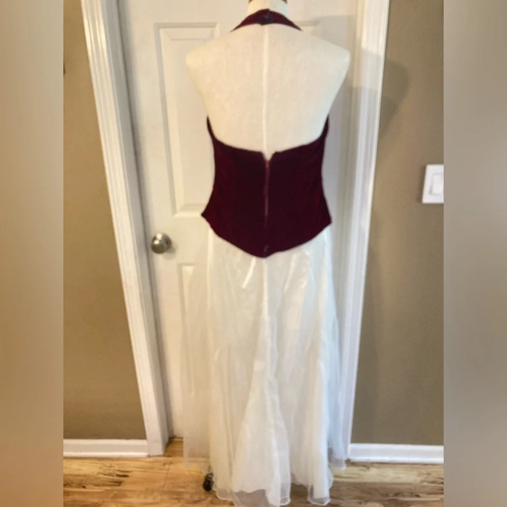 Vintage dress maxi women’s Poly made in USA size L